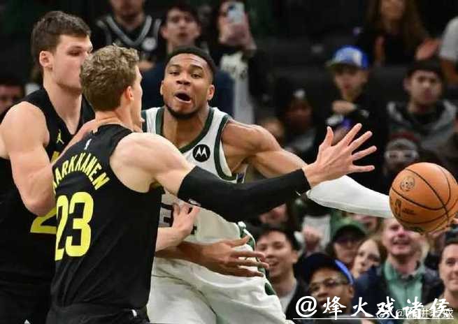 雄鹿大胜爵士止6连败 森林狼逆转送公牛4连败