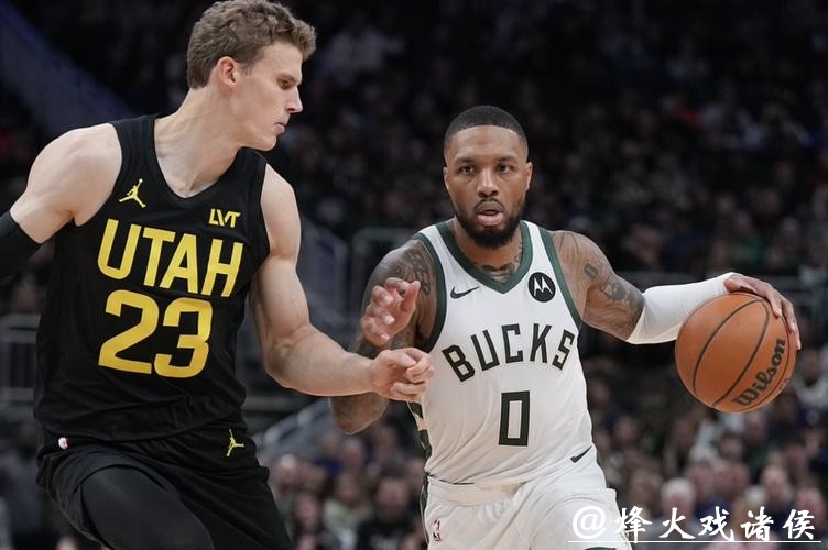 雄鹿大胜爵士止6连败 森林狼逆转送公牛4连败